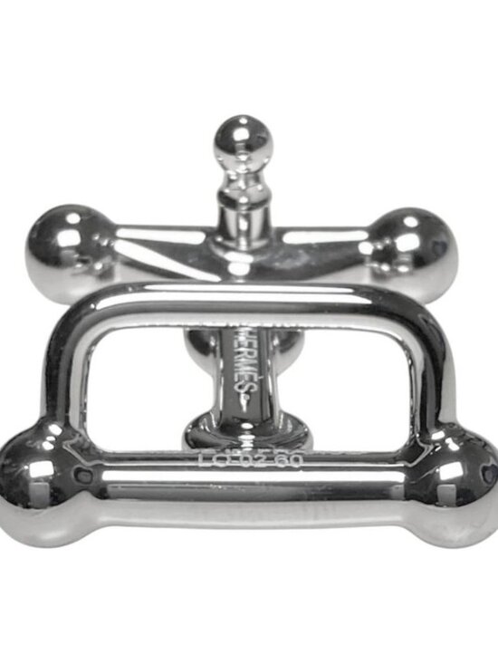 Hermes Molle Narrow Belt Buckle Silver Brand main image 8